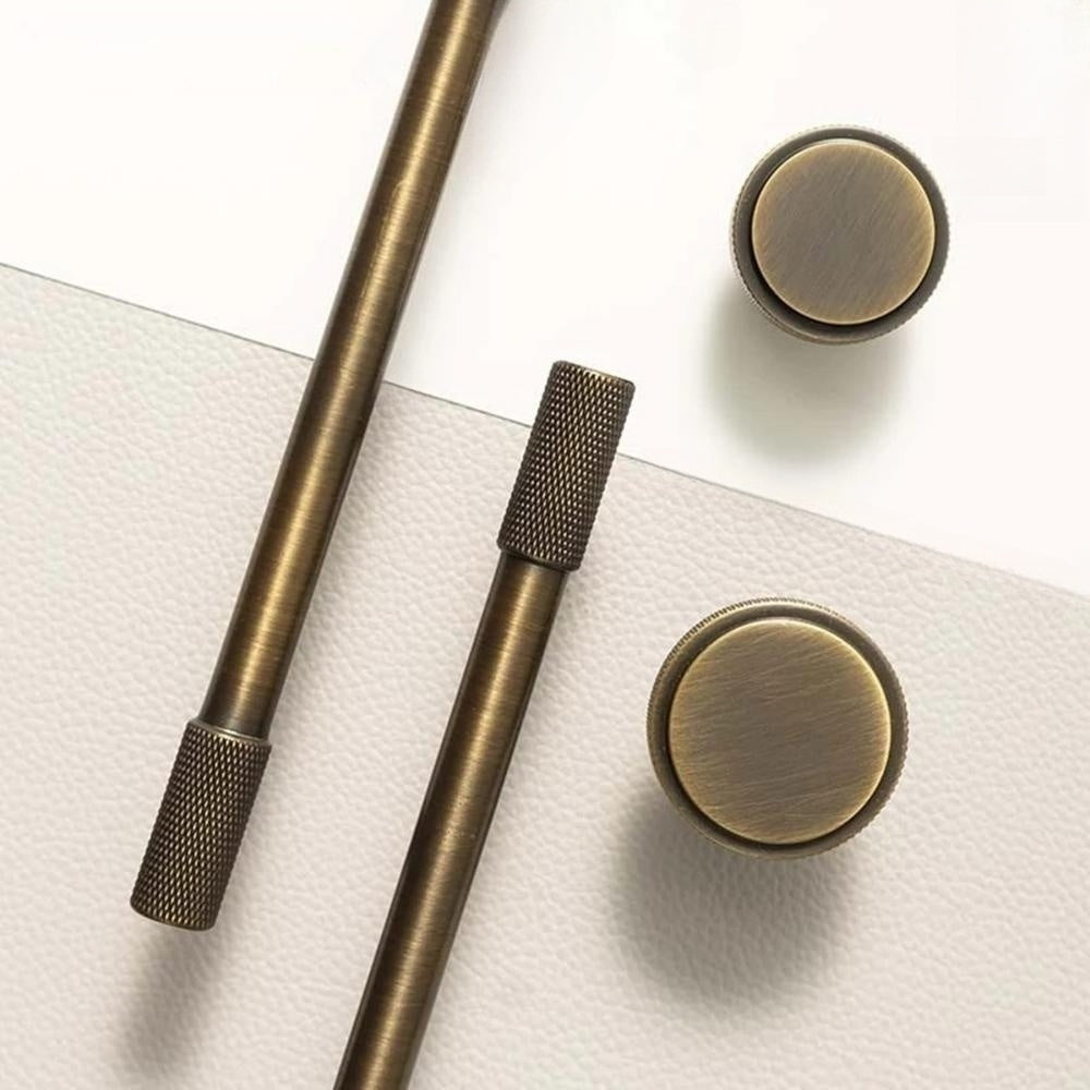 Bronze Threaded Cabinet Handles Knobs