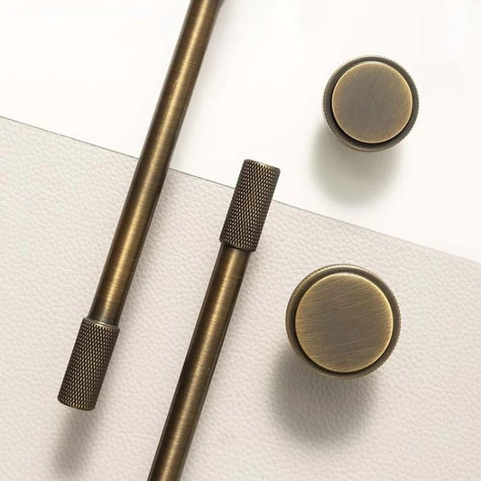 Bronze Threaded Cabinet Handles Knobs